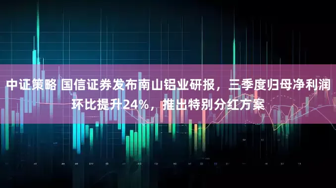 中证策略 国信证券发布南山铝业研报，三季度归母净利润环比提升24%，推出特别分红方案